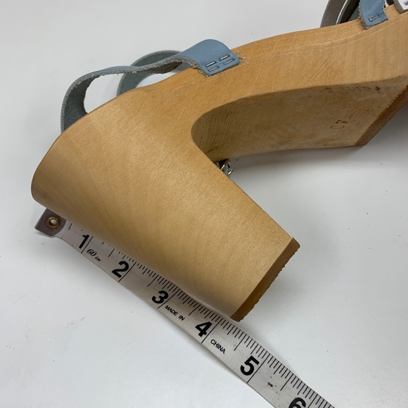 Swedish Hasbeens Toffel Sky High Sandals Clogs 40 - Picture 4 of 7